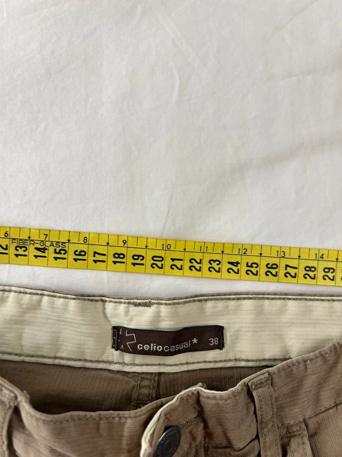 Jean de corte recto beige Celio casual – photo 11
